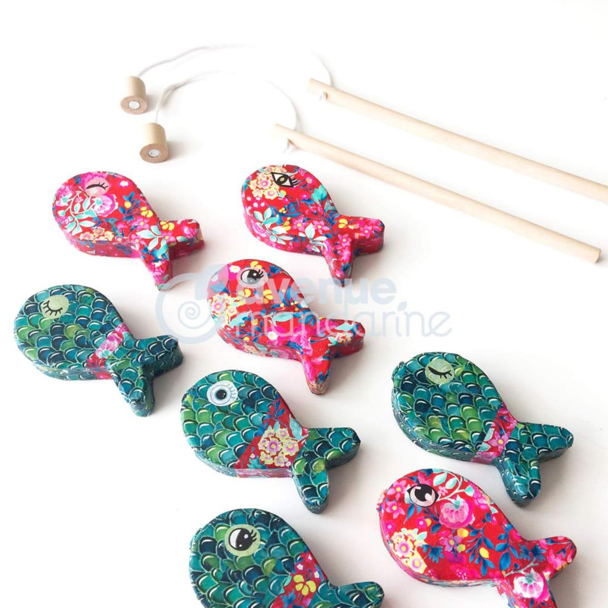 Avenue Mandarine Avenue Mandarine Boîte creative Decopatch Fishing Game