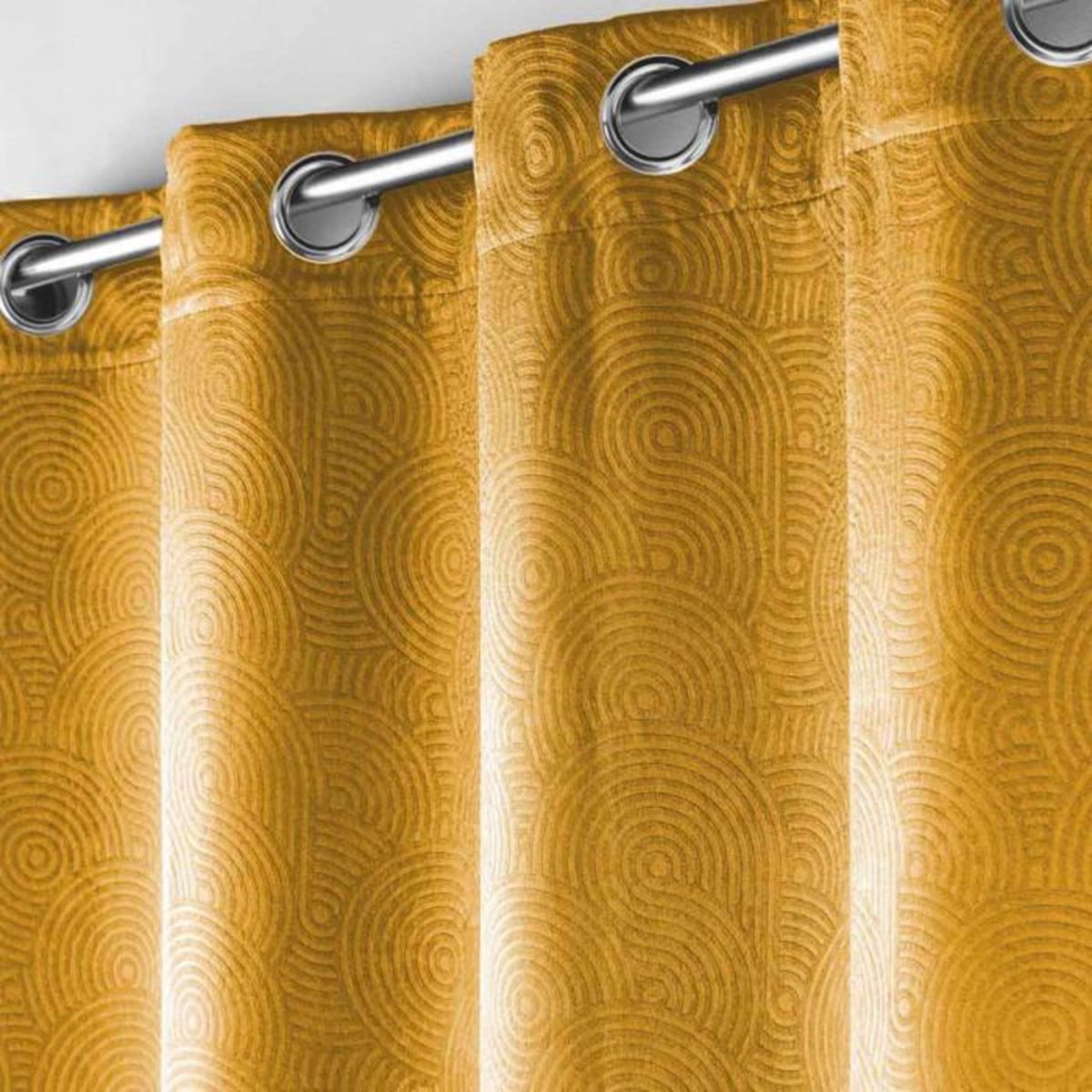 Paris Prix Rideau Occultant  Anthea  135x240cm Ocre