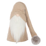 Paris Prix Père-Noël Gnome Déco  Hiver  44cm Beige