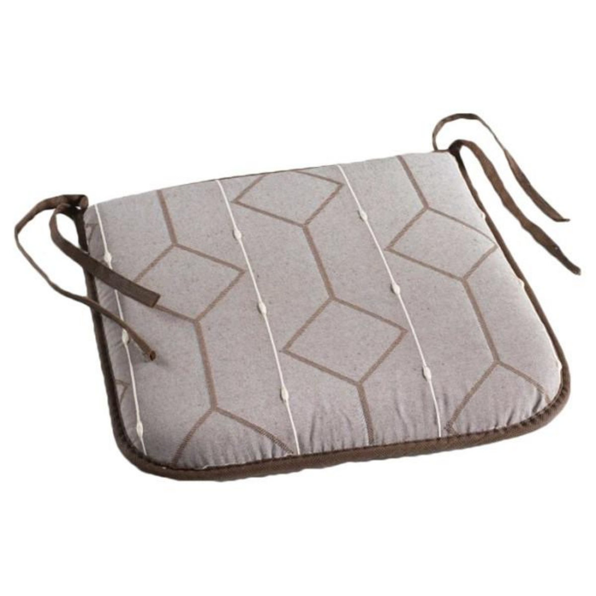 Paris Prix Galette de Chaise  Malone  40x40cm Noisette