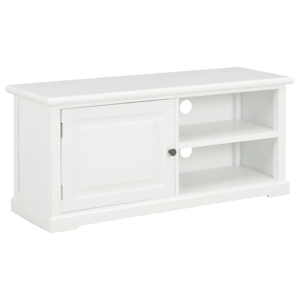 VIDAXL Meuble TV Blanc 90x30x40 cm Bois