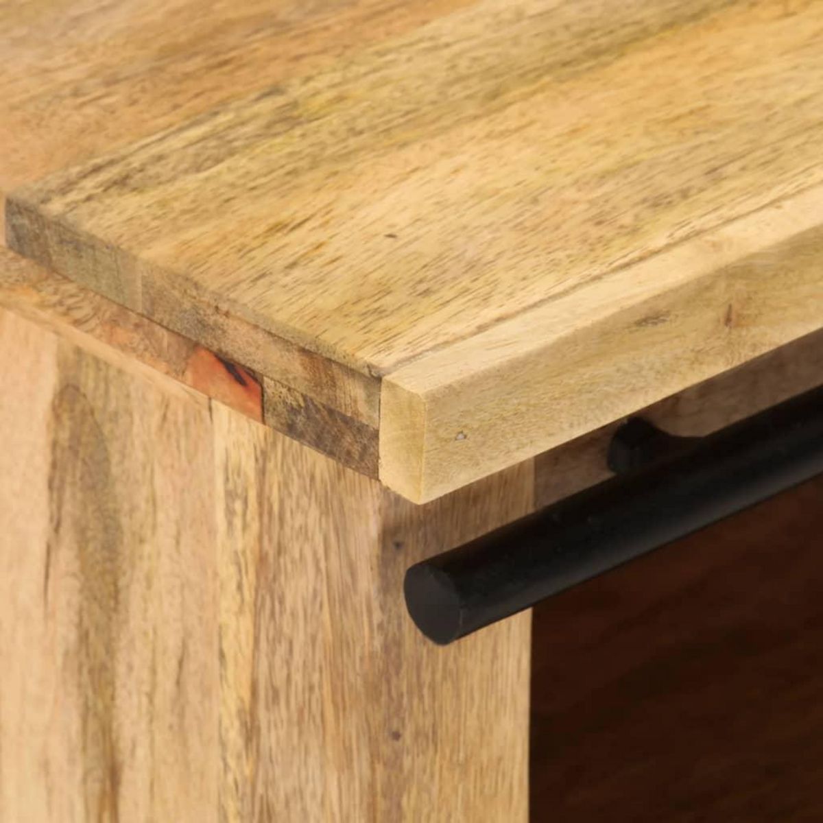 VIDAXL Meuble TV 90x35x40 cm Bois massif de manguier