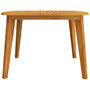 Voir la diapositive 4 : VIDAXL Table de jardin 110x110x75 cm Bois d'acacia solide