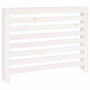Voir la diapositive 2 : VIDAXL Cache-radiateur Blanc 108,5x19x84 cm Bois massif de pin