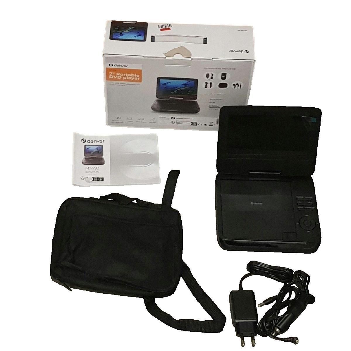 Denver Electronics Lecteur DVD portable Denver Electronics MT-792 avec écran pivotant 7 pouces