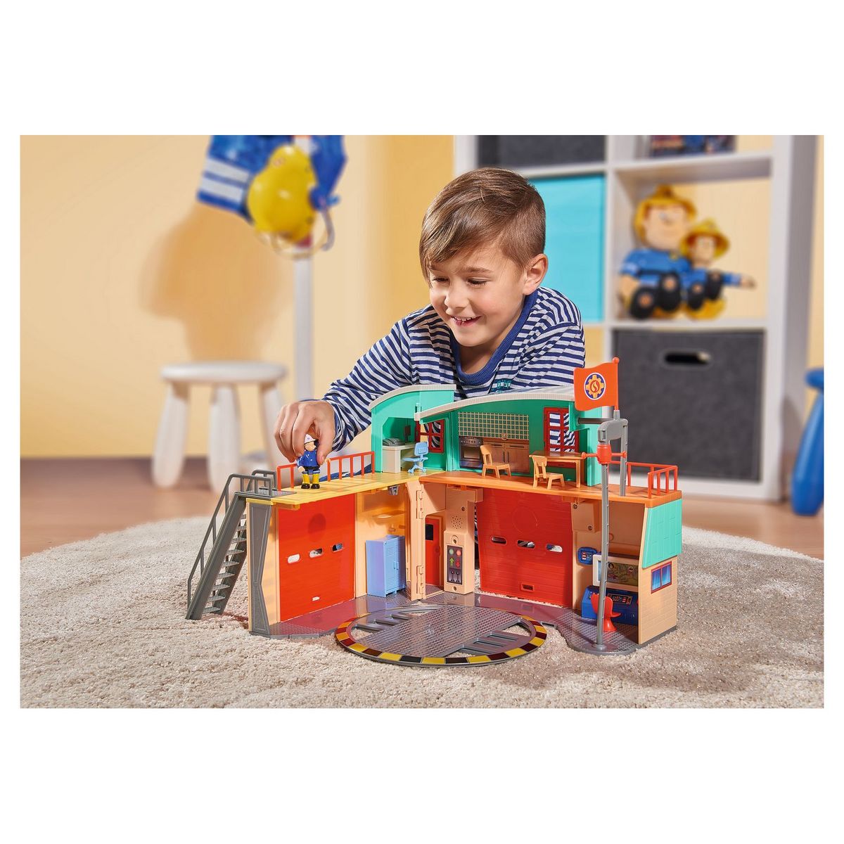 SMOBY La caserne de pompier Pontypandy - Sam le Pompier