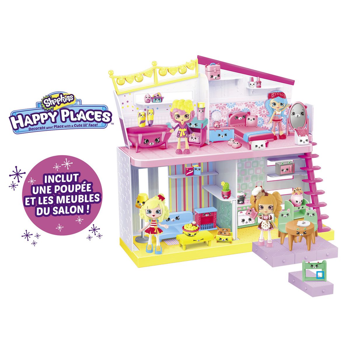 GIOCHI PREZIOSI Playset Happy Home Shopkins - Univers miniature Happy Place 