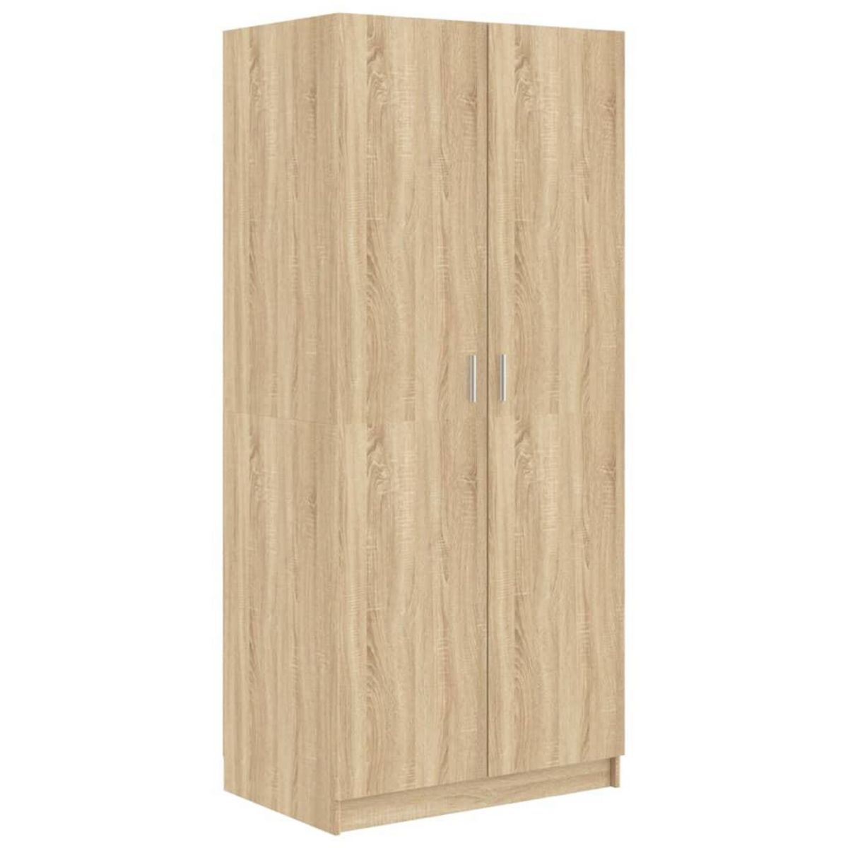 VIDAXL Garde-robe Chene sonoma 80x52x180 cm Bois d'ingenierie