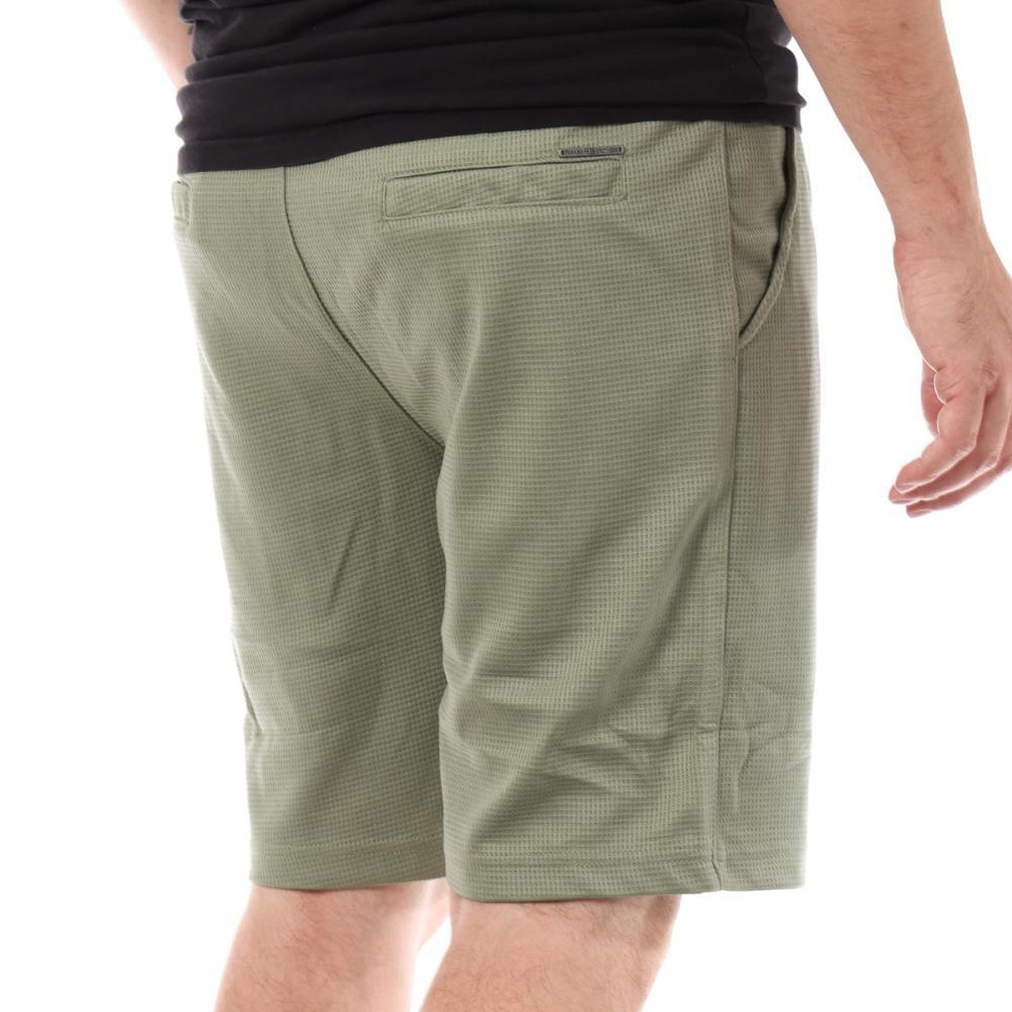 Voir la diapositive 2 : PANAME BROTHERS Short Kaki Homme Paname Brothers Poly