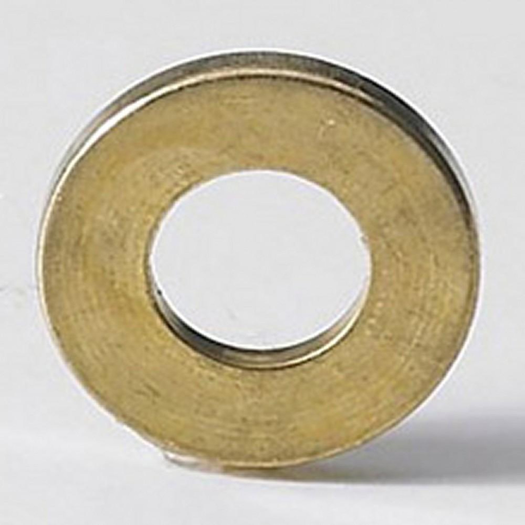 CENTRALE BRICO Lot de 6 bagues paumelles laiton pour meuble HETTICH, L.2.5 x Diam.16.4 mm
