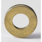 CENTRALE BRICO Lot de 6 bagues paumelles laiton pour meuble HETTICH, L.2.5 x Diam.16.4 mm