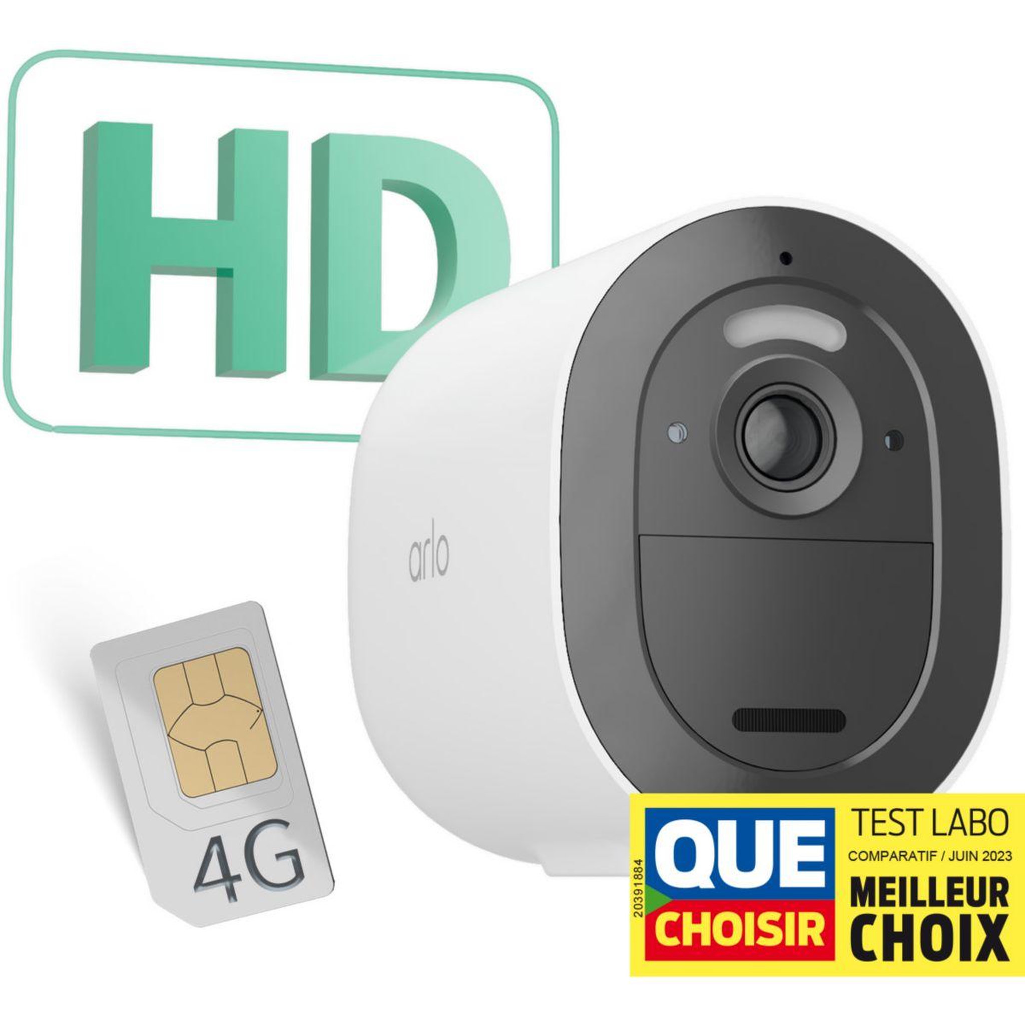 Voir la diapositive 2 : ARLO Caméra de surveillance extérieure Go 2 3G/4G SIM
