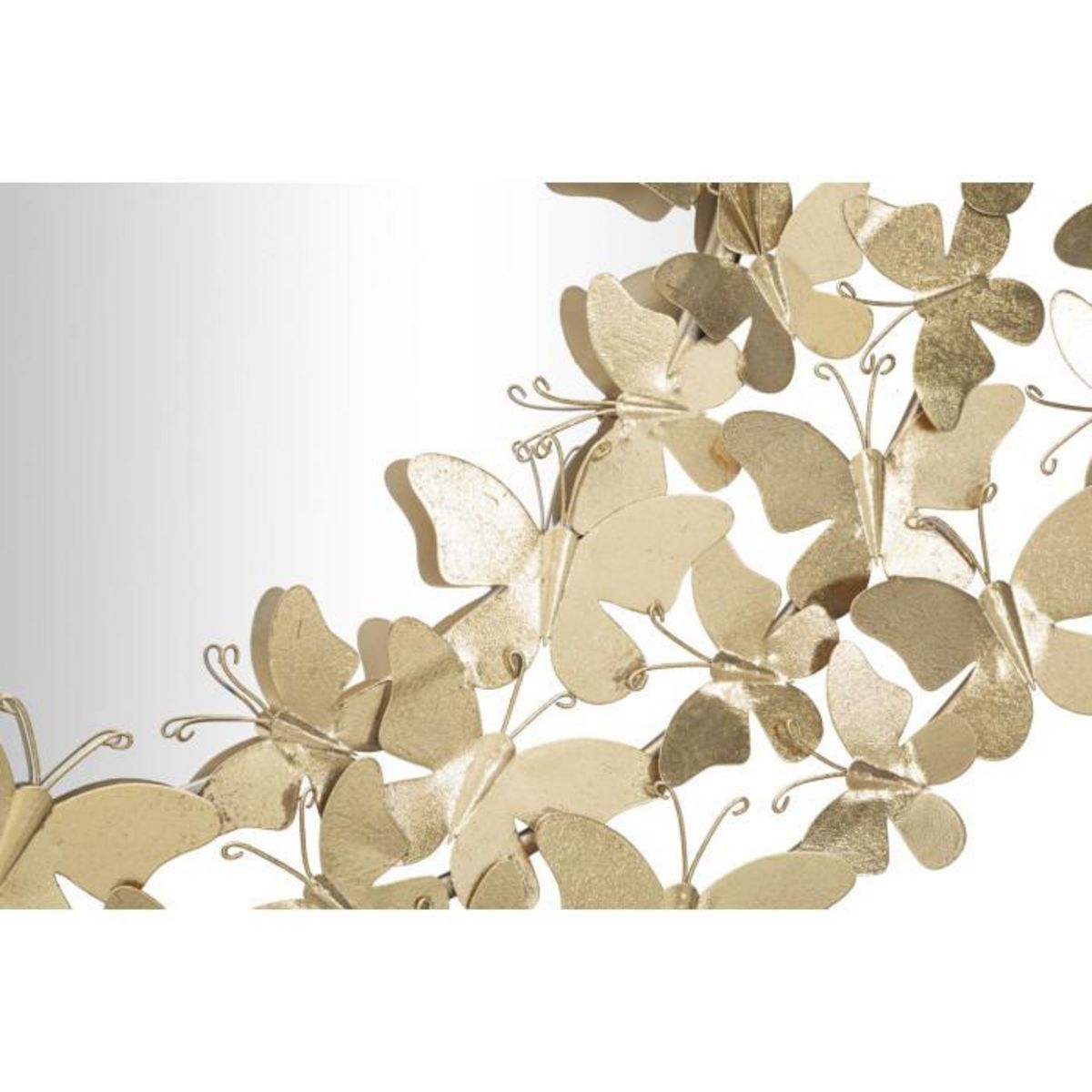 Paris Prix Miroir Mural Design  Butterfly  81cm Or