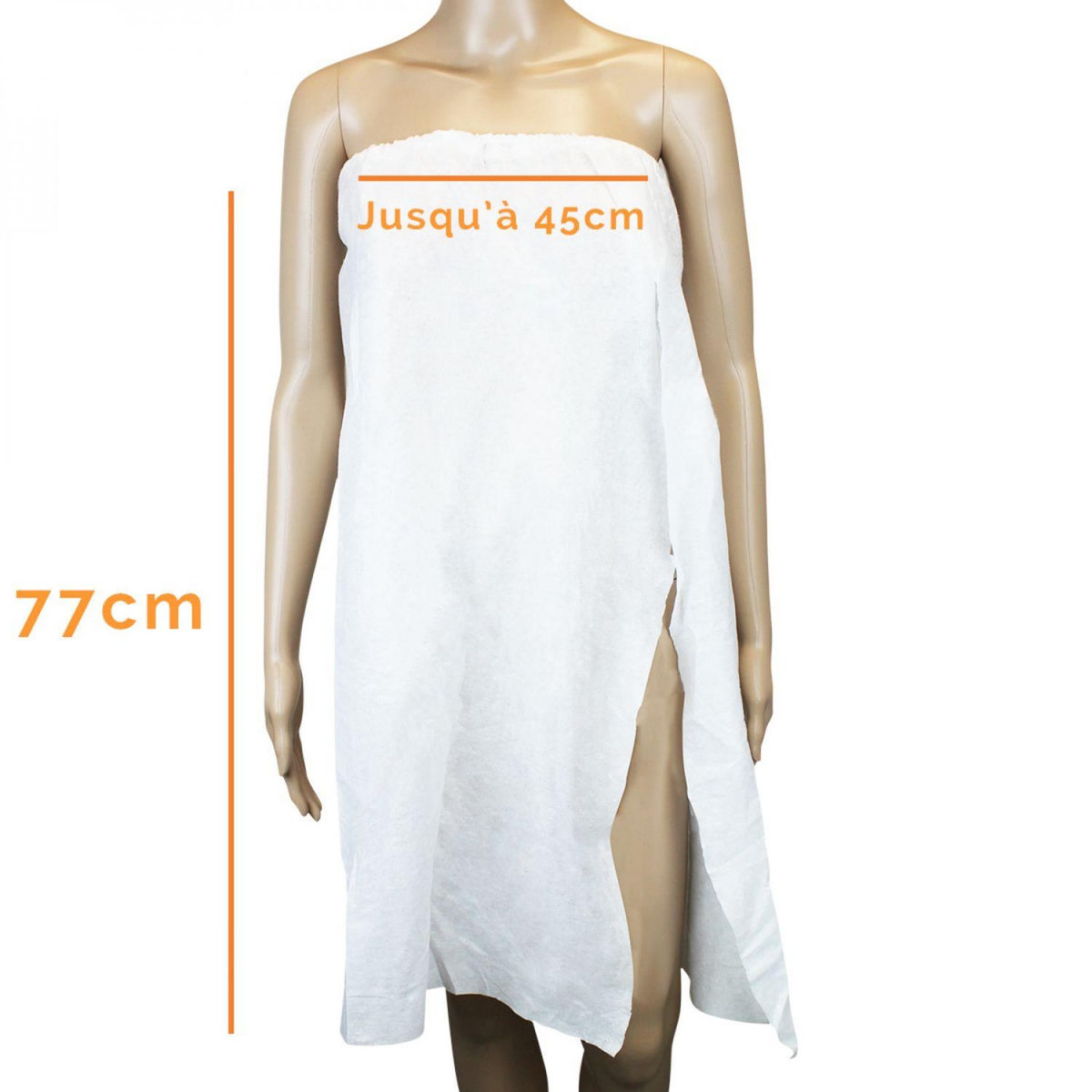 VIVEZEN Lot de 50 paréos jetables