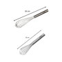 Voir la diapositive 3 : FM PROFESSIONAL Lot de 2 fouets de cuisine ou de pâtisserie en inox 25 cm et 30 cm FM Professional Pâtisserie