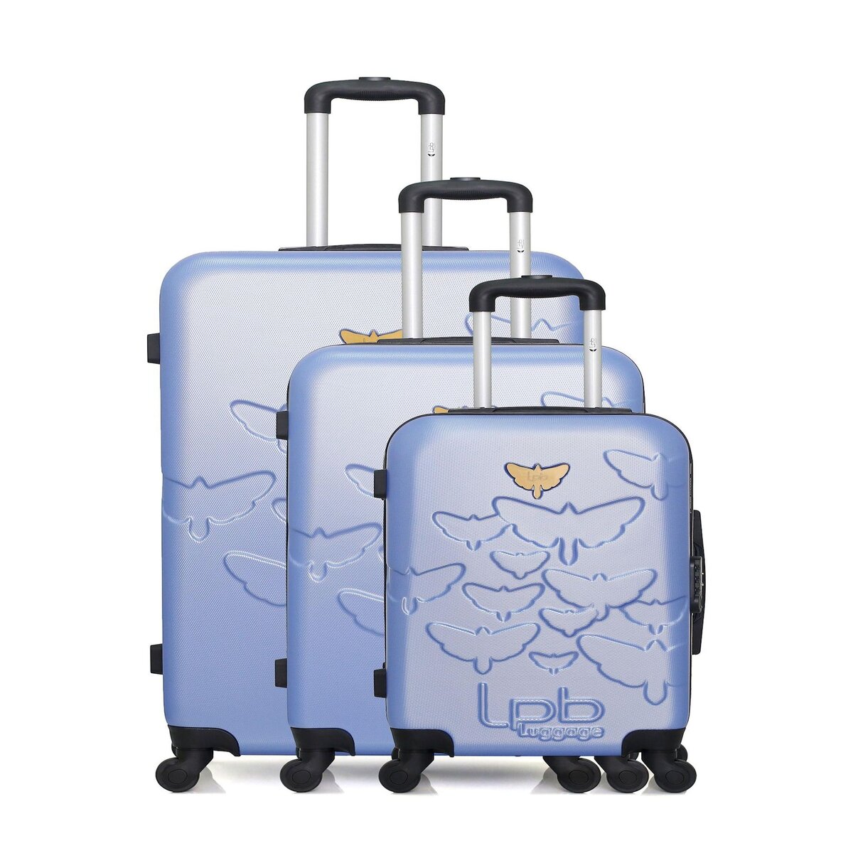 LES P'TITES BOMBES LPB LPB LUGGAGE - Set de 3 Valises AELYS 75 cm 4 Roues