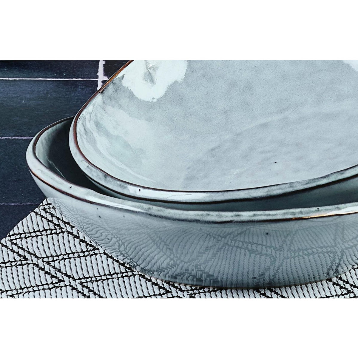 BJORN Bol CLOUD Ø19cm - 6 pièces - Gris orage