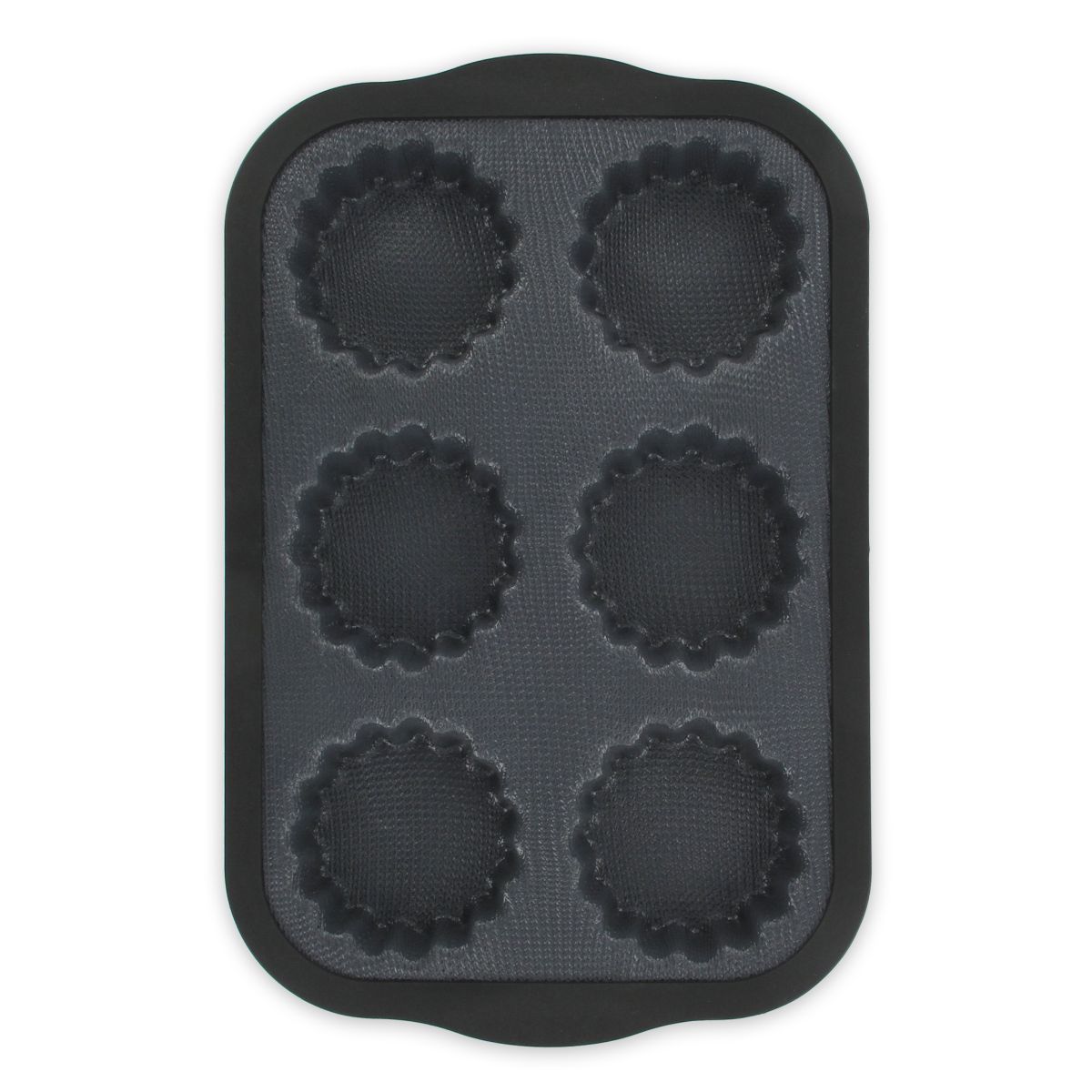 Moule 6 tartelettes en silicone et fibre de verre