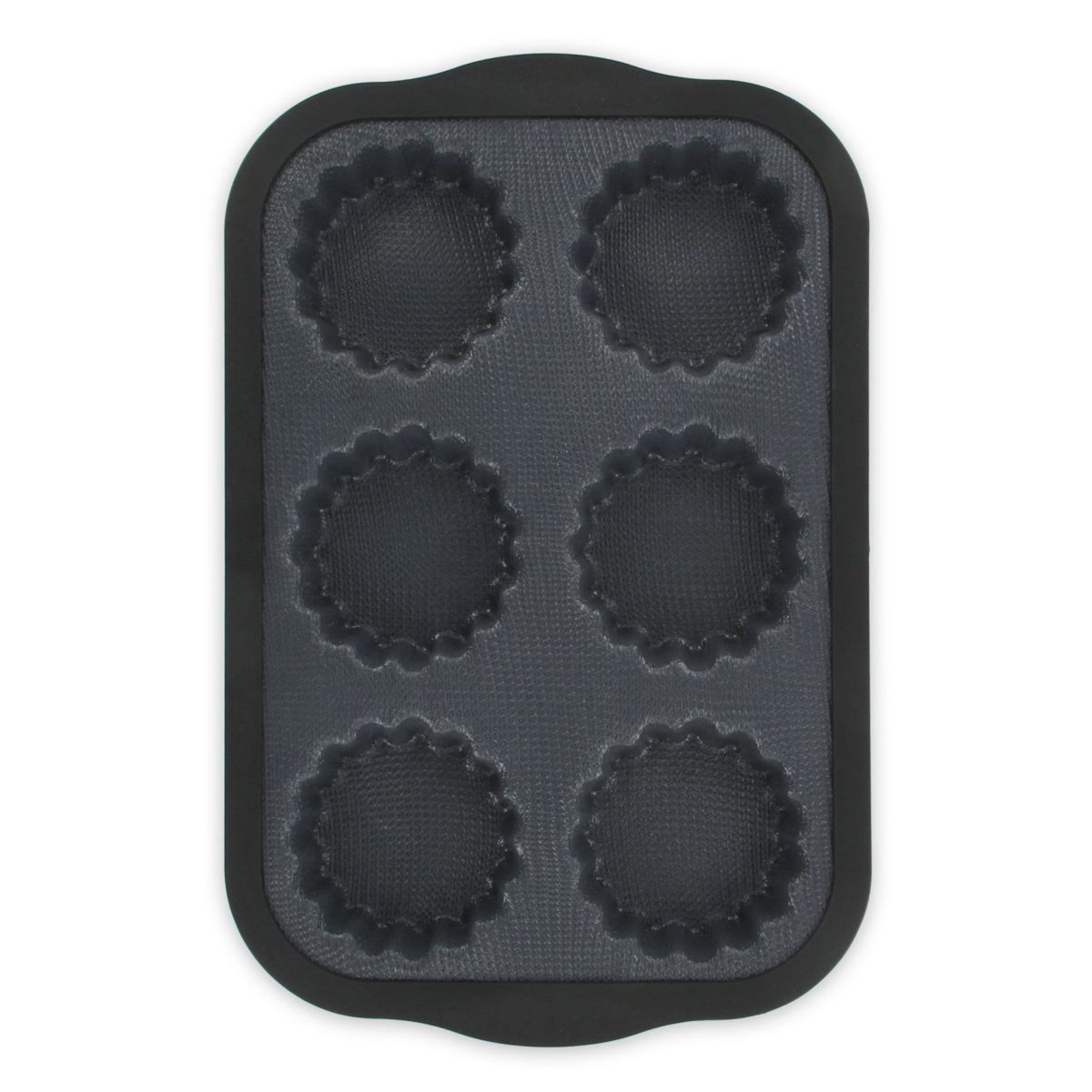 Moule 6 tartelettes en silicone et fibre de verre