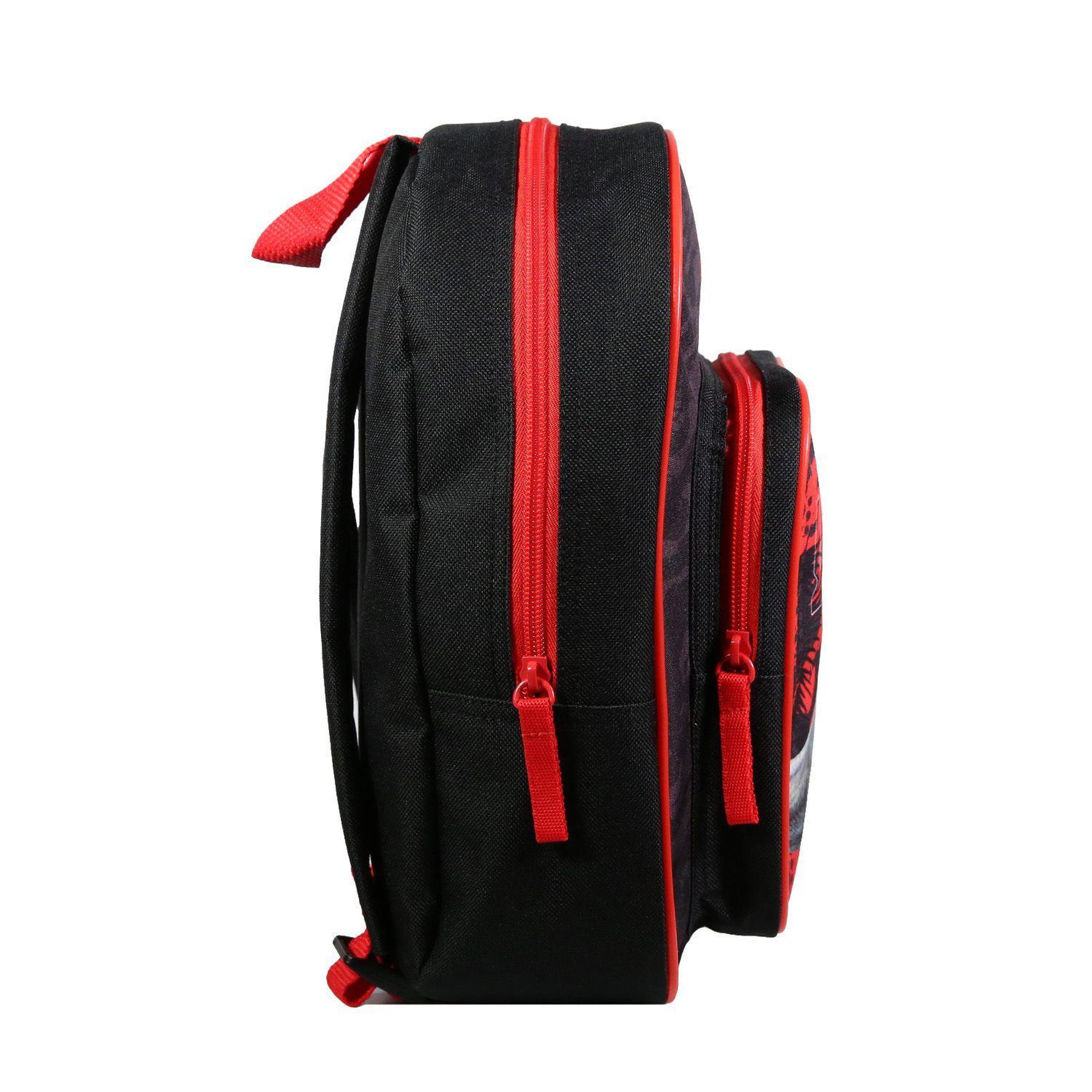Voir la diapositive 3 : Bagtrotter BAGTROTTER Sac à dos 31 cm avec poche maternelle Jurassic World Dinosaure Noir