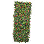 Voir la diapositive 1 : NATURE Treillis extensible en osier avec feuillage - Bougainvilliers - 100 x 200 cm - Nature