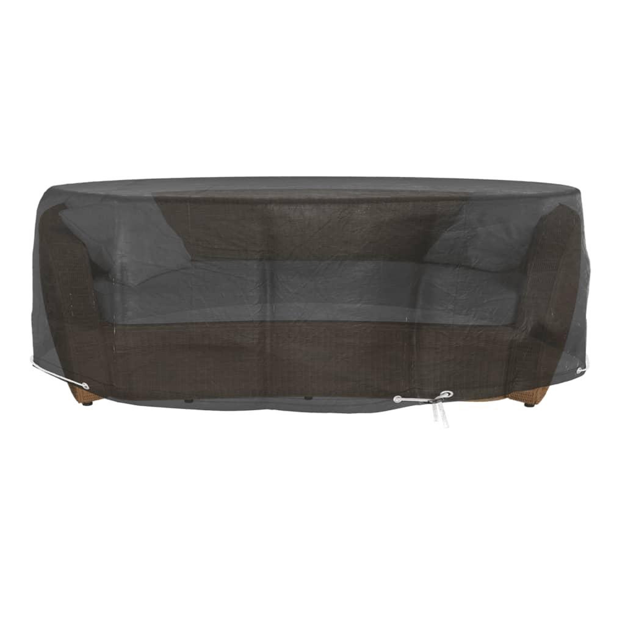 Voir la diapositive 2 : VIDAXL Housses pour salon îlot 2 pcs 8 œillets Ø188x50 cm rond