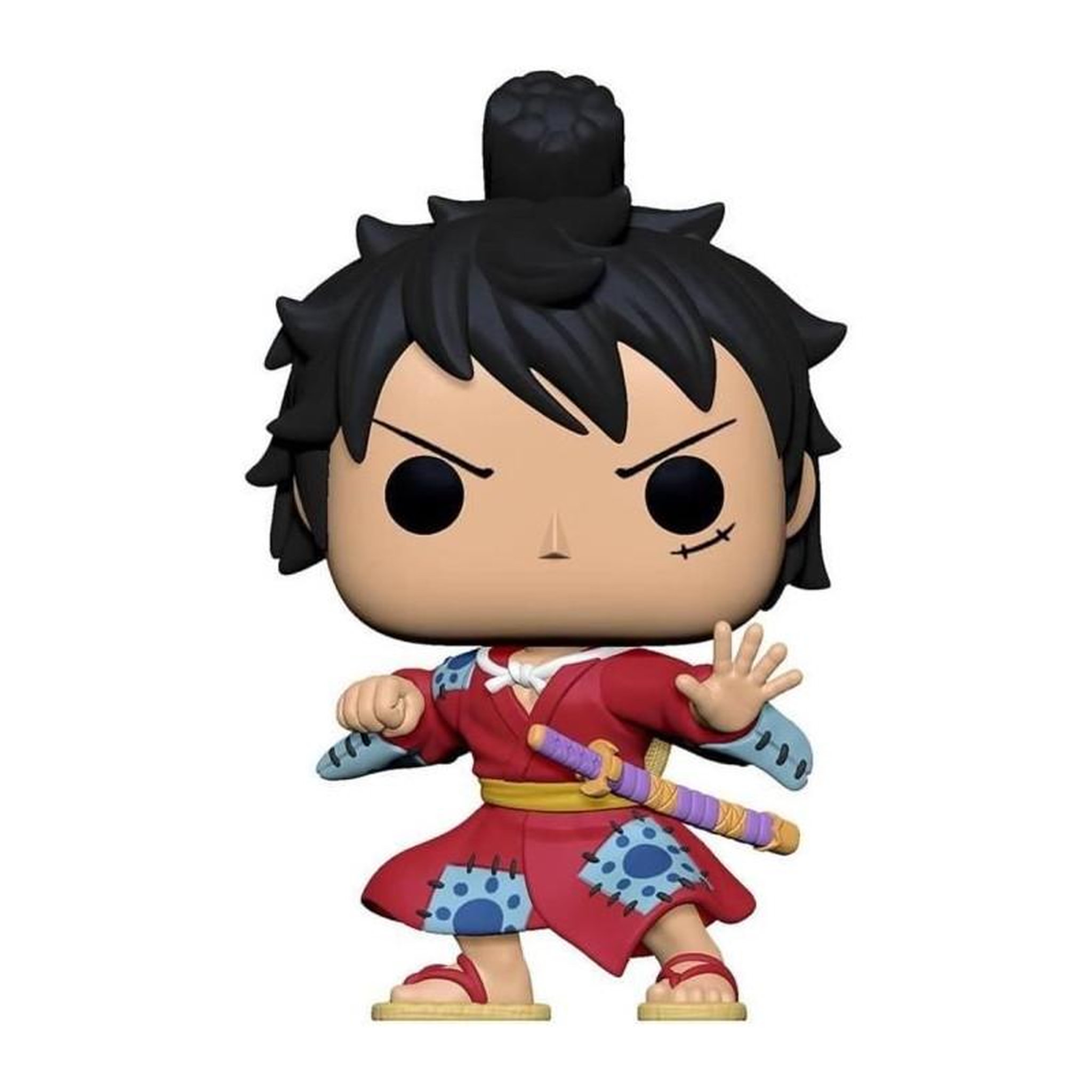 Voir la diapositive 2 : Funko Figurine - FUNKO - Monkey D. Luffy in Kimono Metallic - Multicolore - Edition Spéciale - Licence One Piece