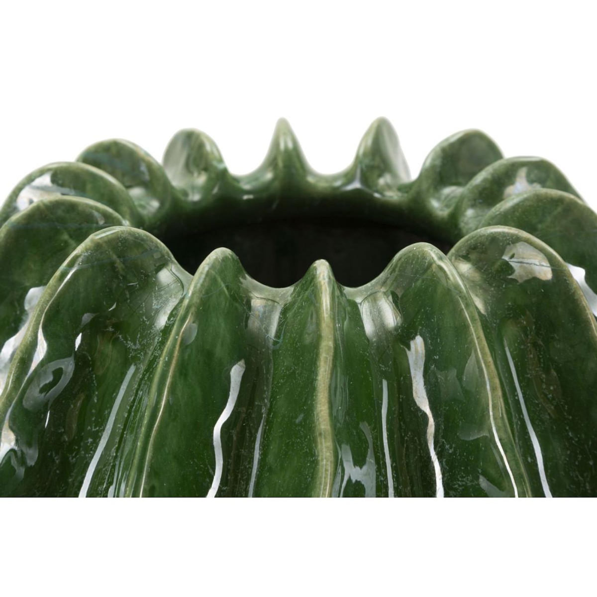 Paris Prix Vase Déco en Céramique  Cactus  31cm Vert
