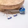 SLOYA Boucles d'oreilles Piana en pierres Lapis-lazuli