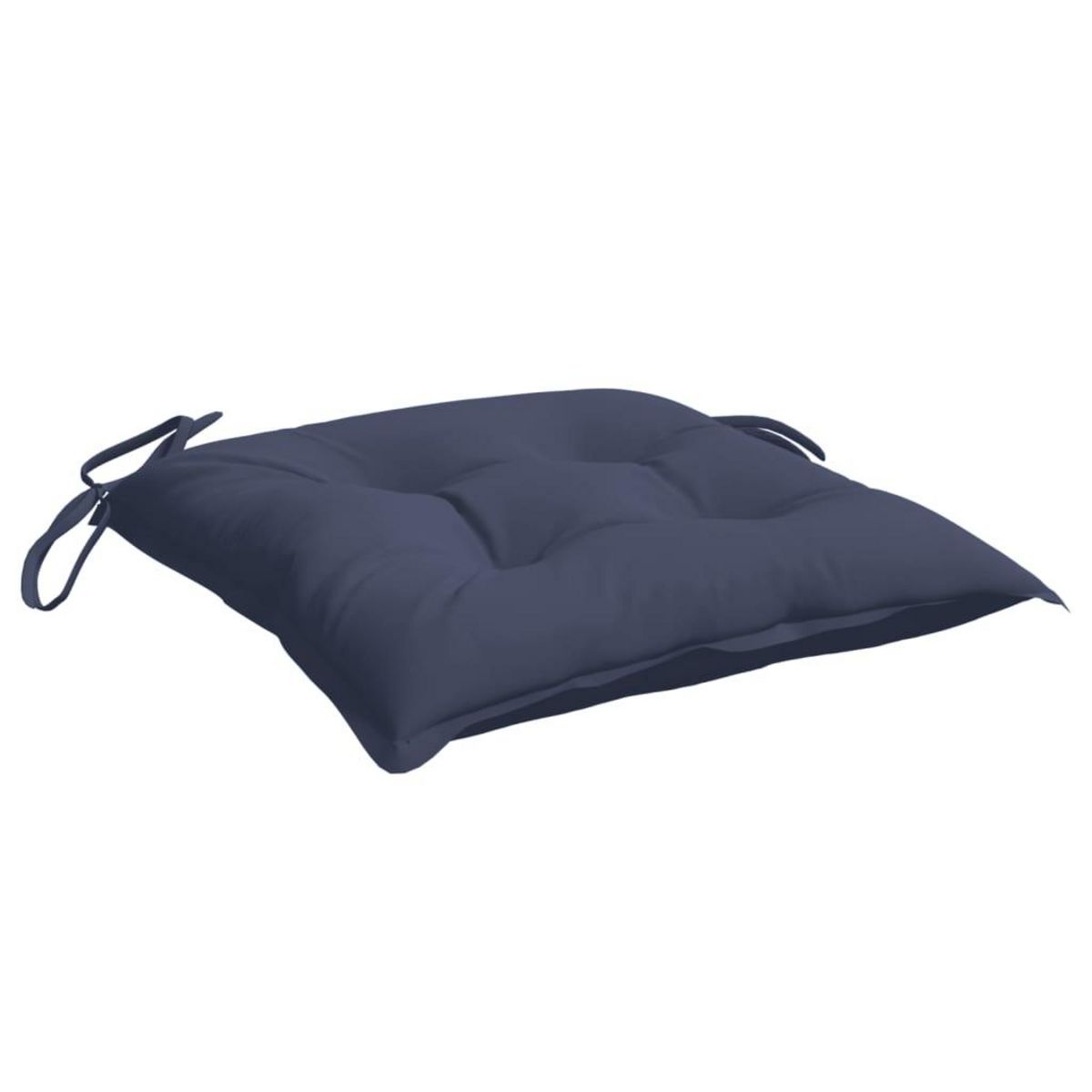 VIDAXL Coussins de chaise lot de 6 bleu marine 50x50x7 cm tissu oxford