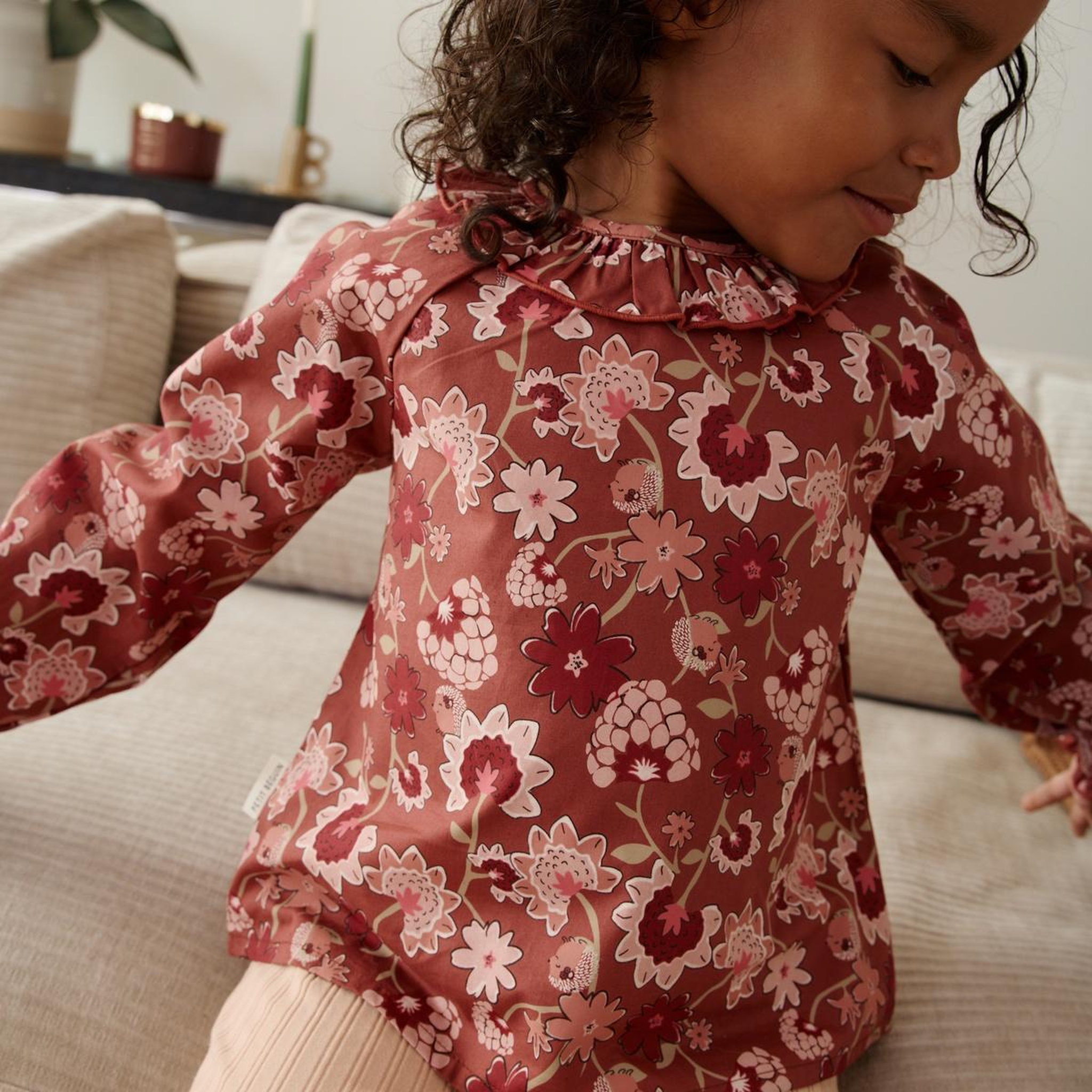 Voir la diapositive 5 : PETIT BEGUIN Blouse enfant en popeline harmony