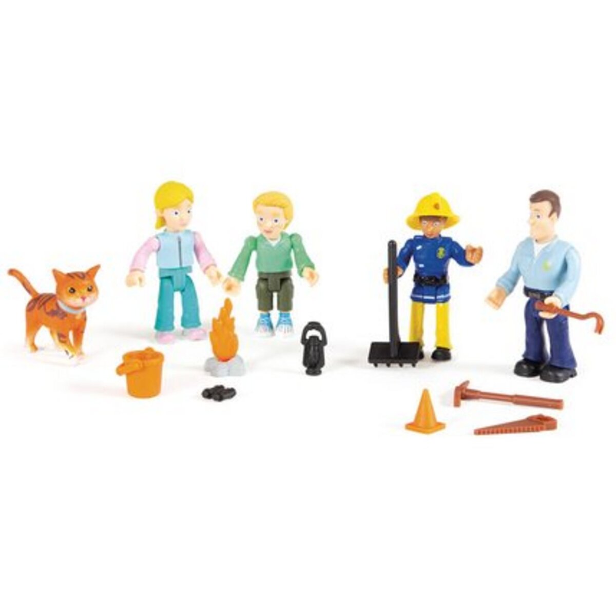 SMOBY Coffret 5 figurines - Sam le Pompier
