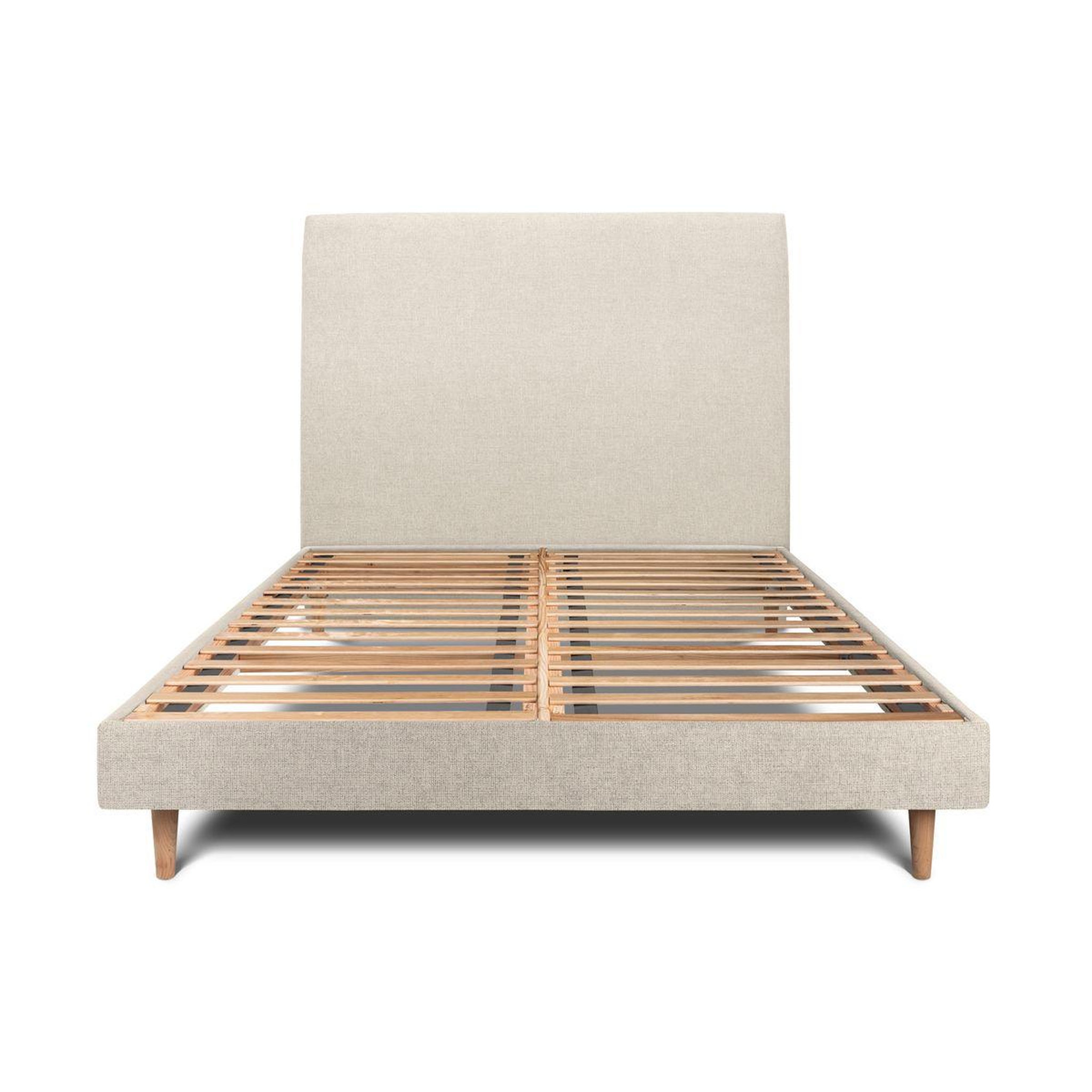 Voir la diapositive 1 : Sommeil de Plomb Lit avec tête de lit tapissier tissu et sommier kit - Hauteur totale : 29cm
