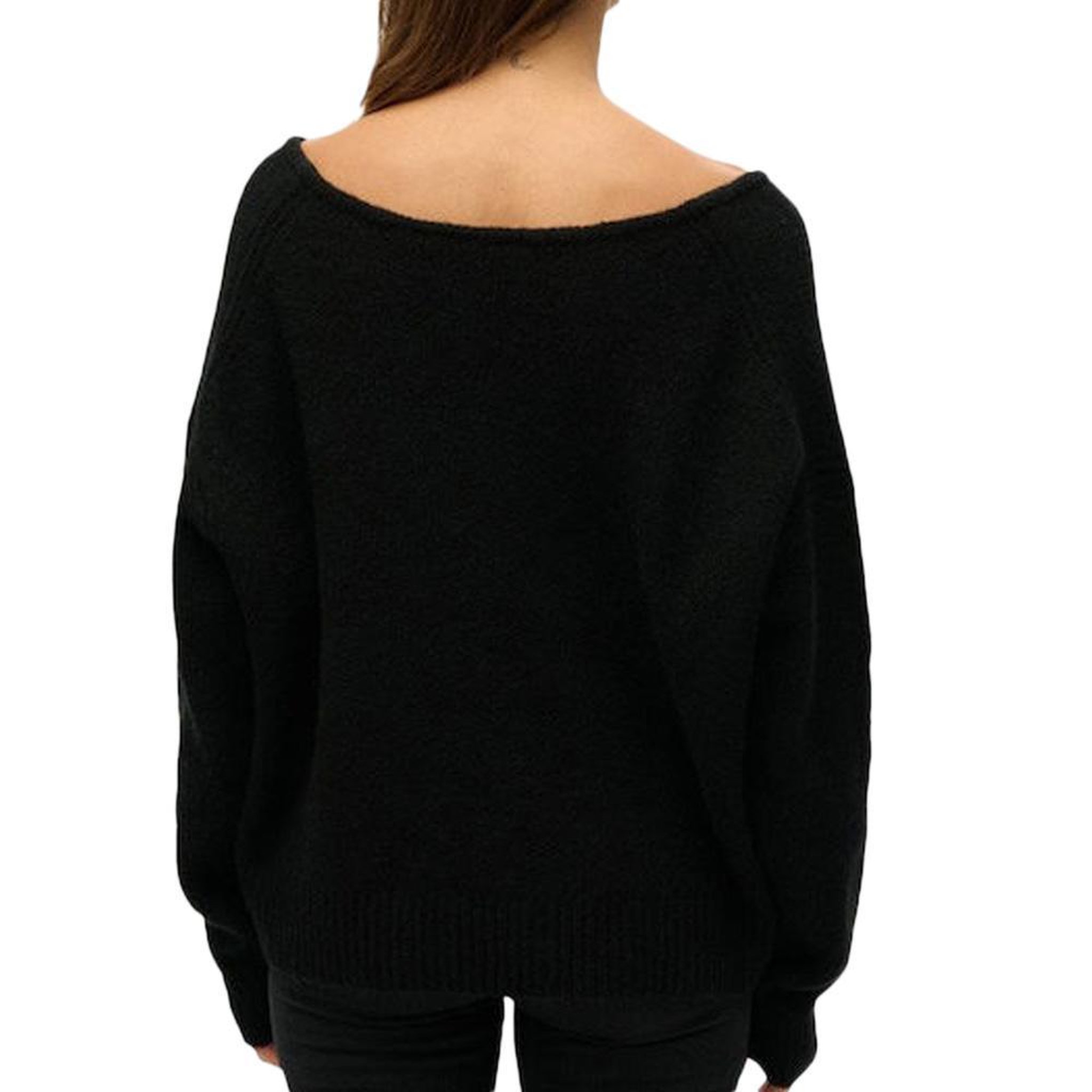 Voir la diapositive 2 : SUPERDRY Pull Noir Femme Superdry Oversized