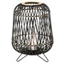 Voir la diapositive 2 : Paris Prix Lanterne Déco  Bambou sur Pied  41cm Noir