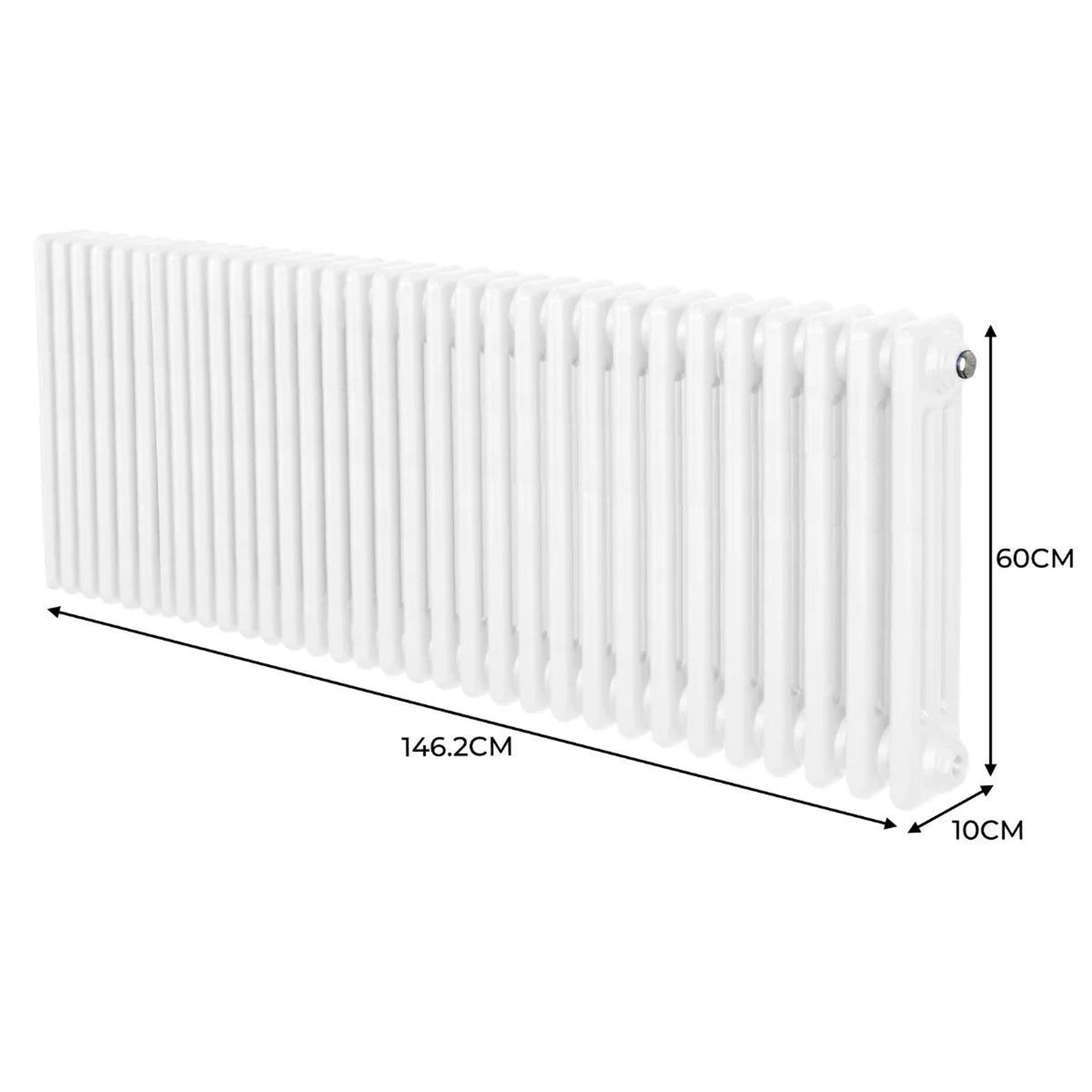 Voir la diapositive 5 : MONSTERSHOP Radiateur traditionnel à 3 colonnes – 600 x 1462 mm