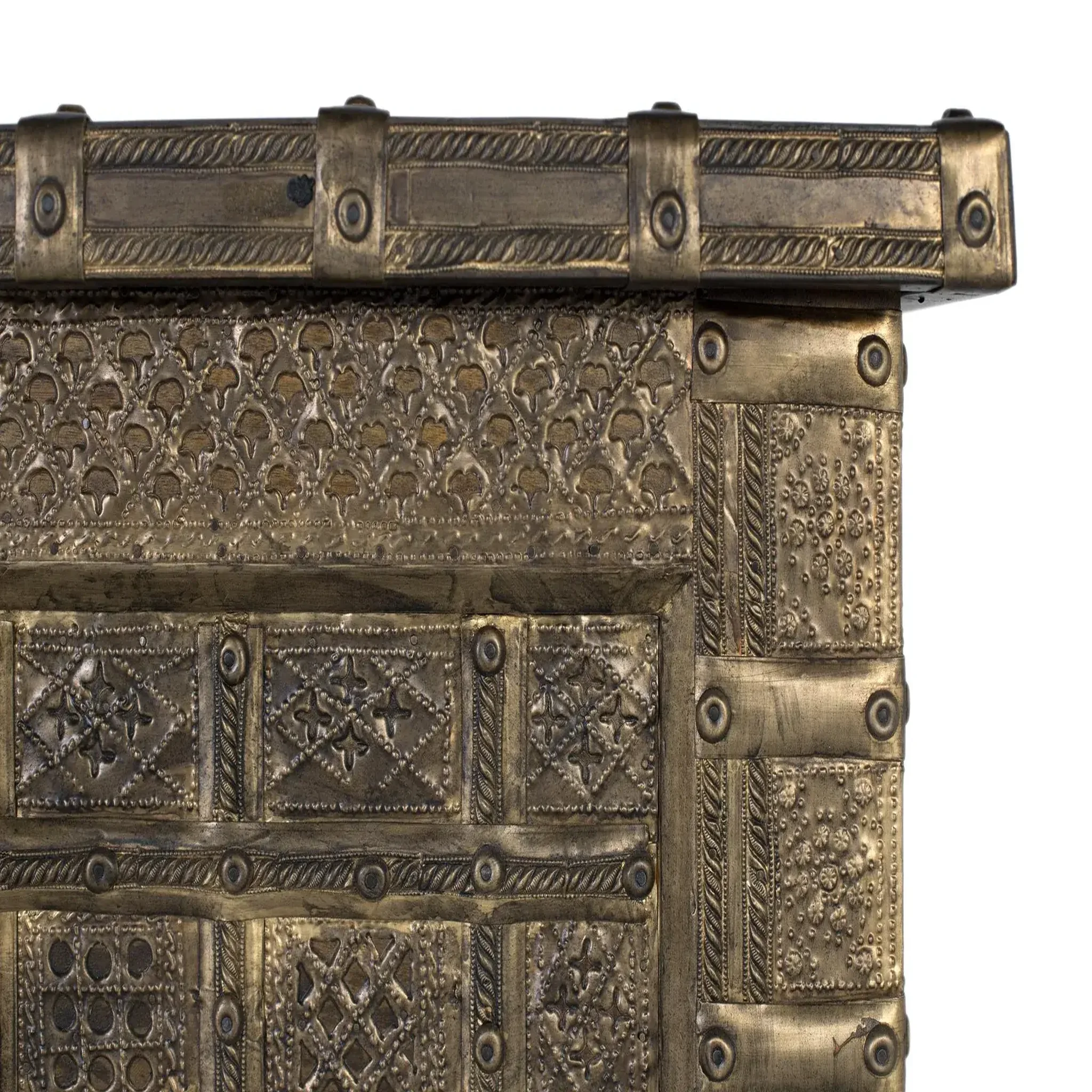 Voir la diapositive 2 : GINER Y COLOMER SL Coffre en bois de manguier 116 cm style vintage artisanal