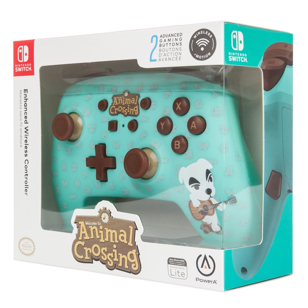 POWER A Manette sans fil Animal Crossing KK Slider Nintendo Switch
