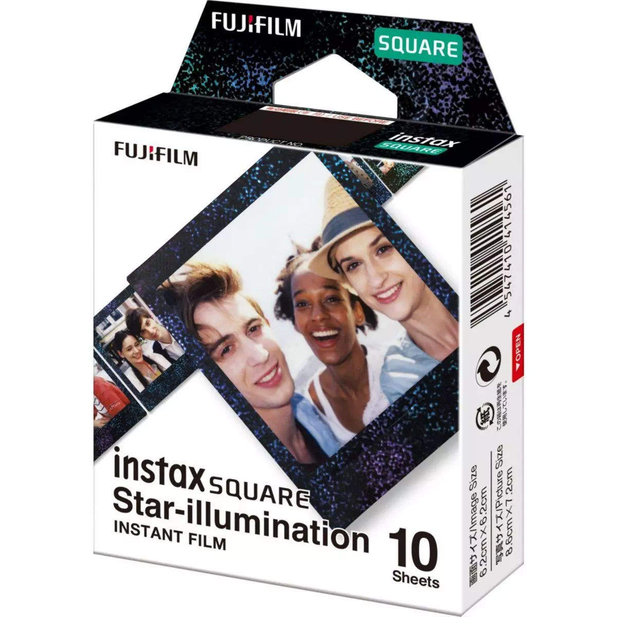 FUJIFILM Papier photo instantané Instax Square Star Illumination (x10)