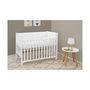 Voir la diapositive 5 : INTERBABY Lit Bébé en hetre Mod. Basic - blanc