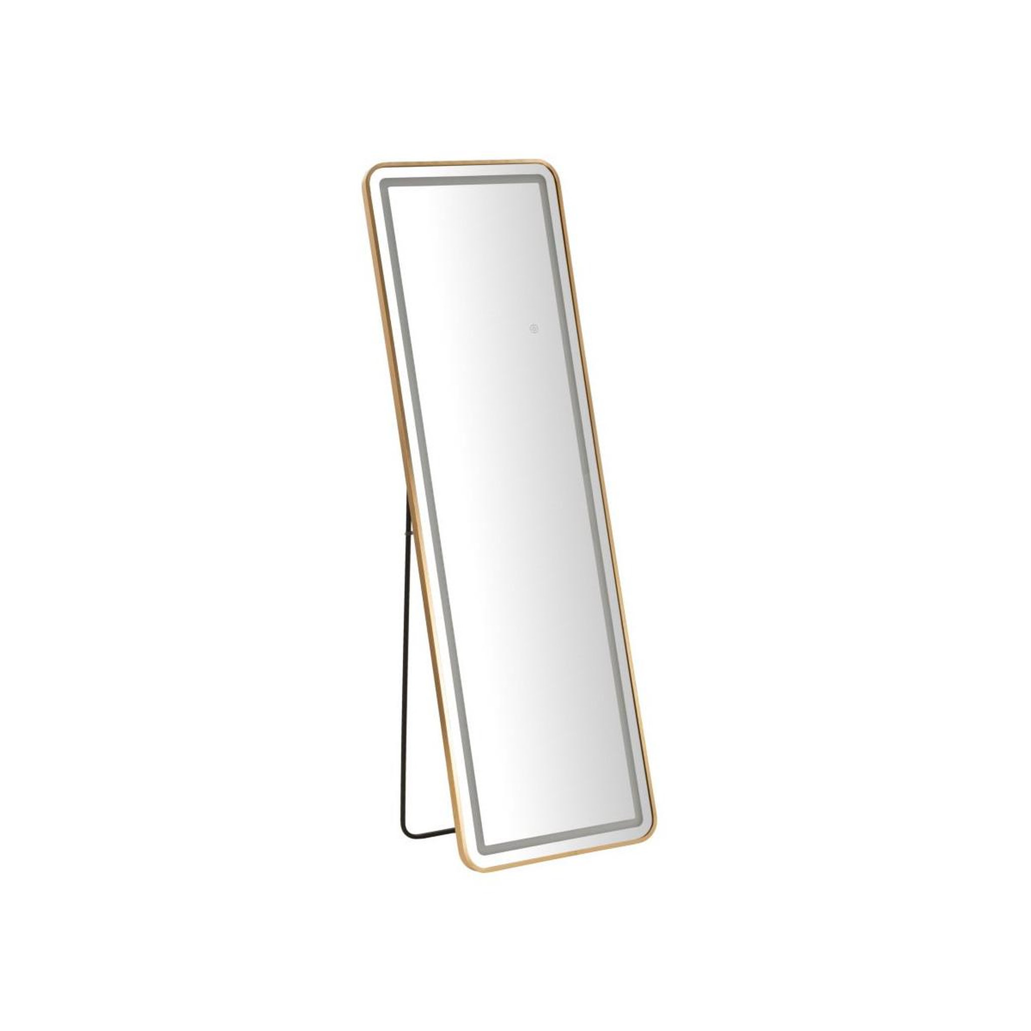 Paris Prix Miroir sur Pied LED  Simple  160cm Or