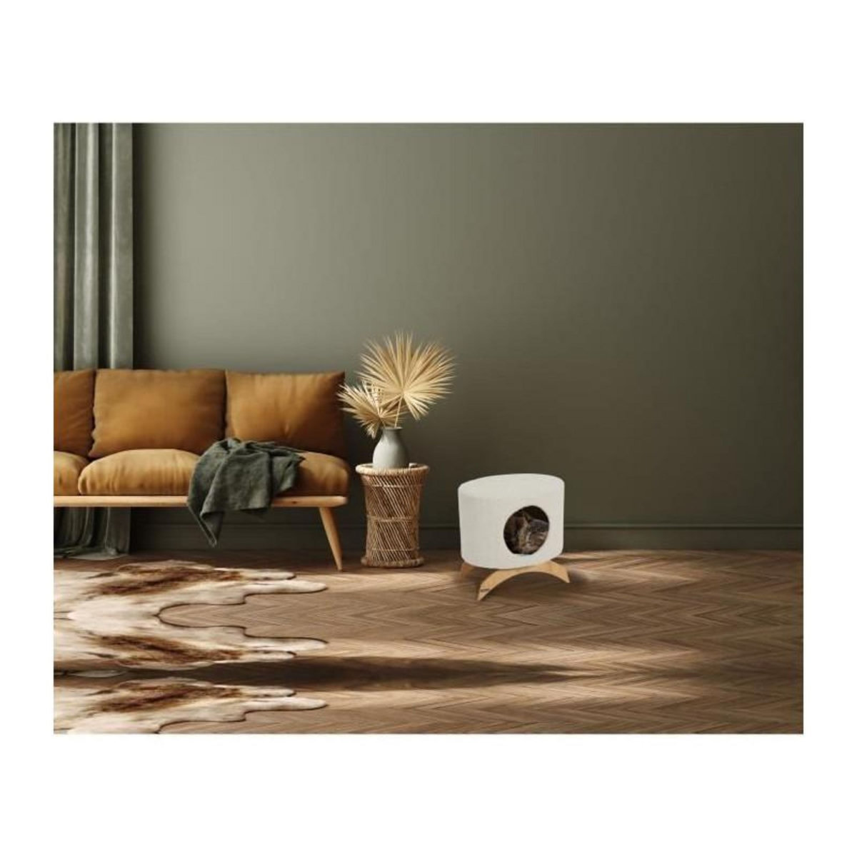 Zolux Niche - Zolux - Montana - Pour chat - Confortable et cosy - 42 x p31 x 40 cm