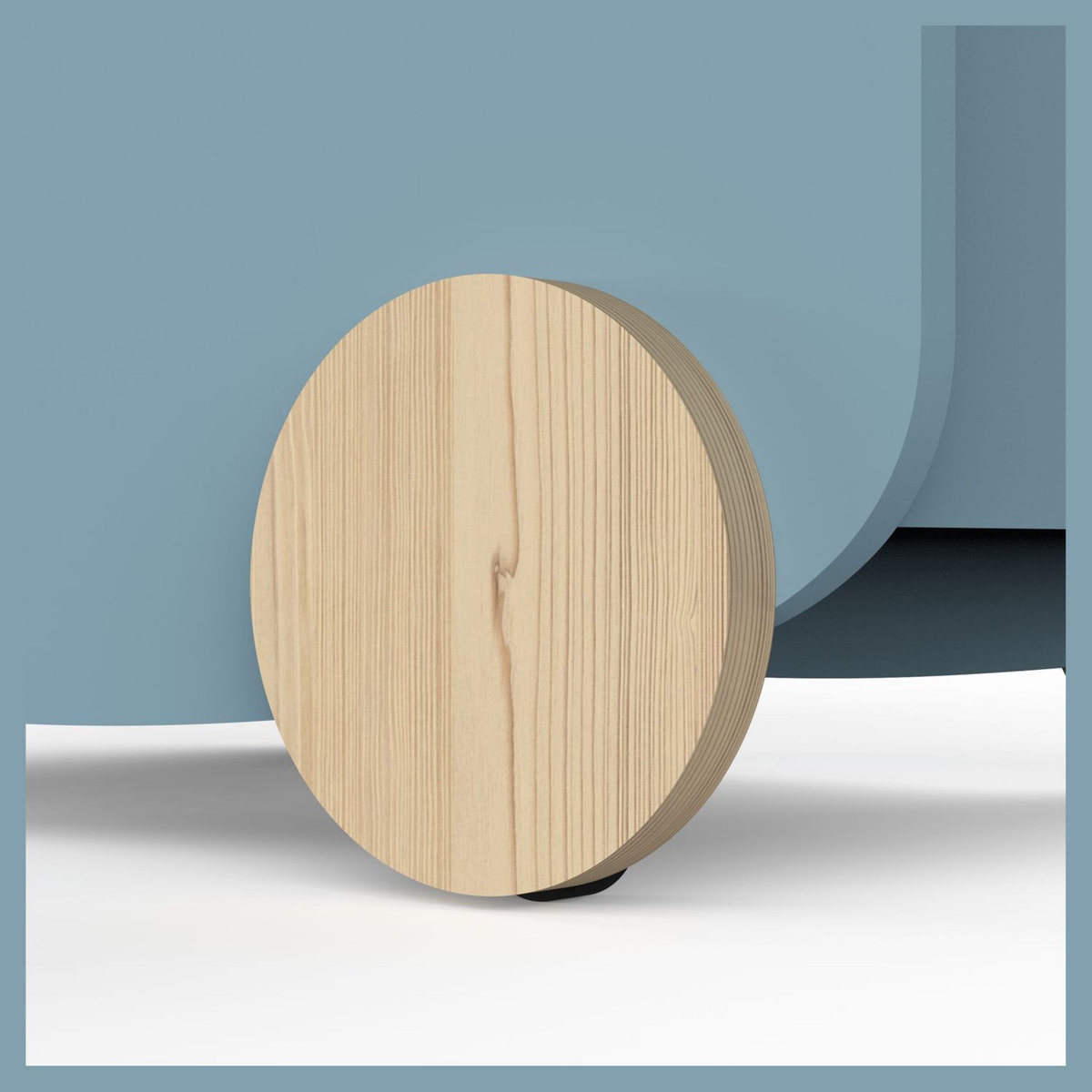 Chariot de rangement à roulettes bleu LINIA