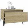 Voir la diapositive 5 : VIDAXL Table d'appoint Chene sonoma 50x46x35 cm Bois d'ingenierie