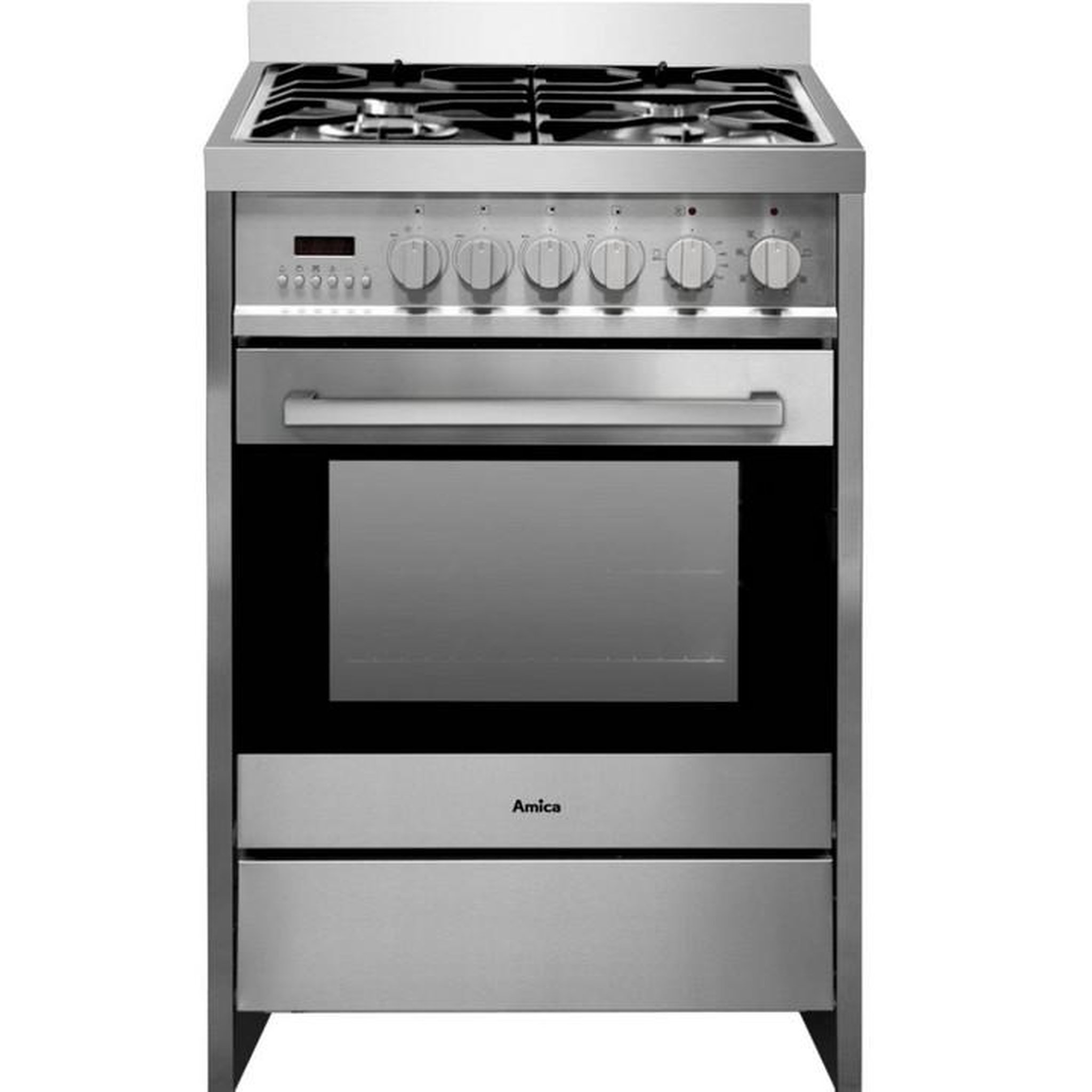 Amica Cuisinière gaz a 68l 4 feux inox - acme2005x