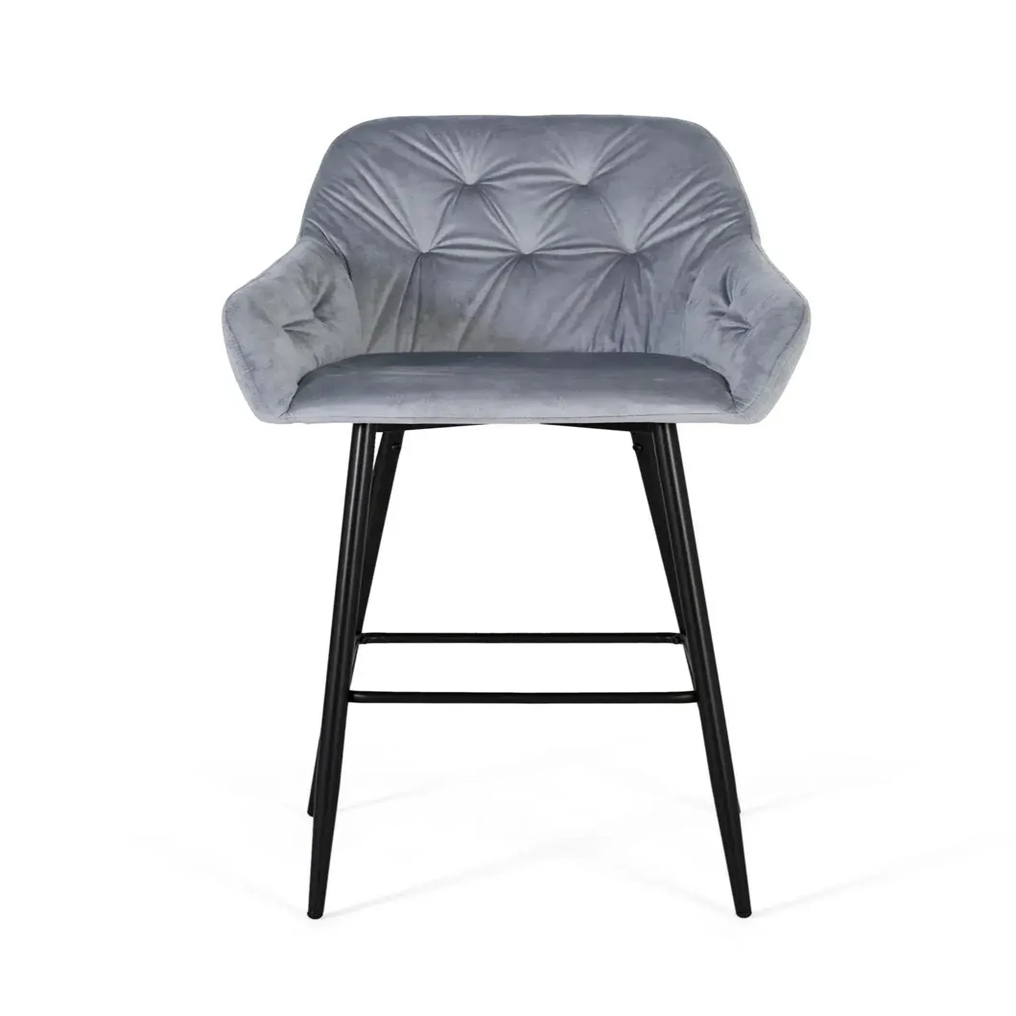 Voir la diapositive 3 : GINER Y COLOMER SL Tabouret en velours 58cm style contemporain
