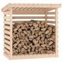 Voir la diapositive 4 : VIDAXL Support pour bois de chauffage 108x73x108 cm Bois de pin