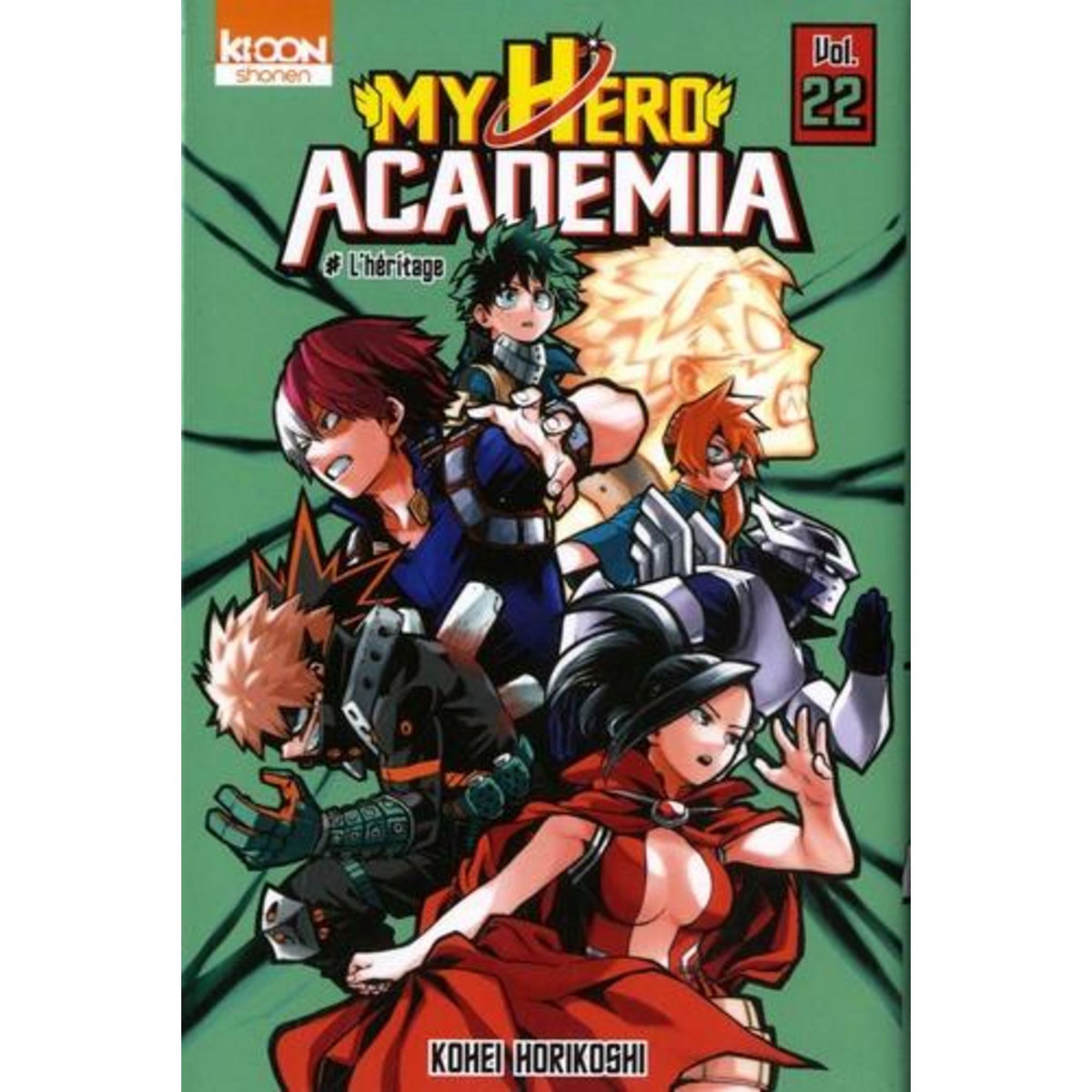 MY HERO ACADEMIA TOME 22 : L'HERITAGE. AVEC JUJUTSU KAISEN, EXTRAIT DU TOME 1 OFFERT, Horikoshi Kohei