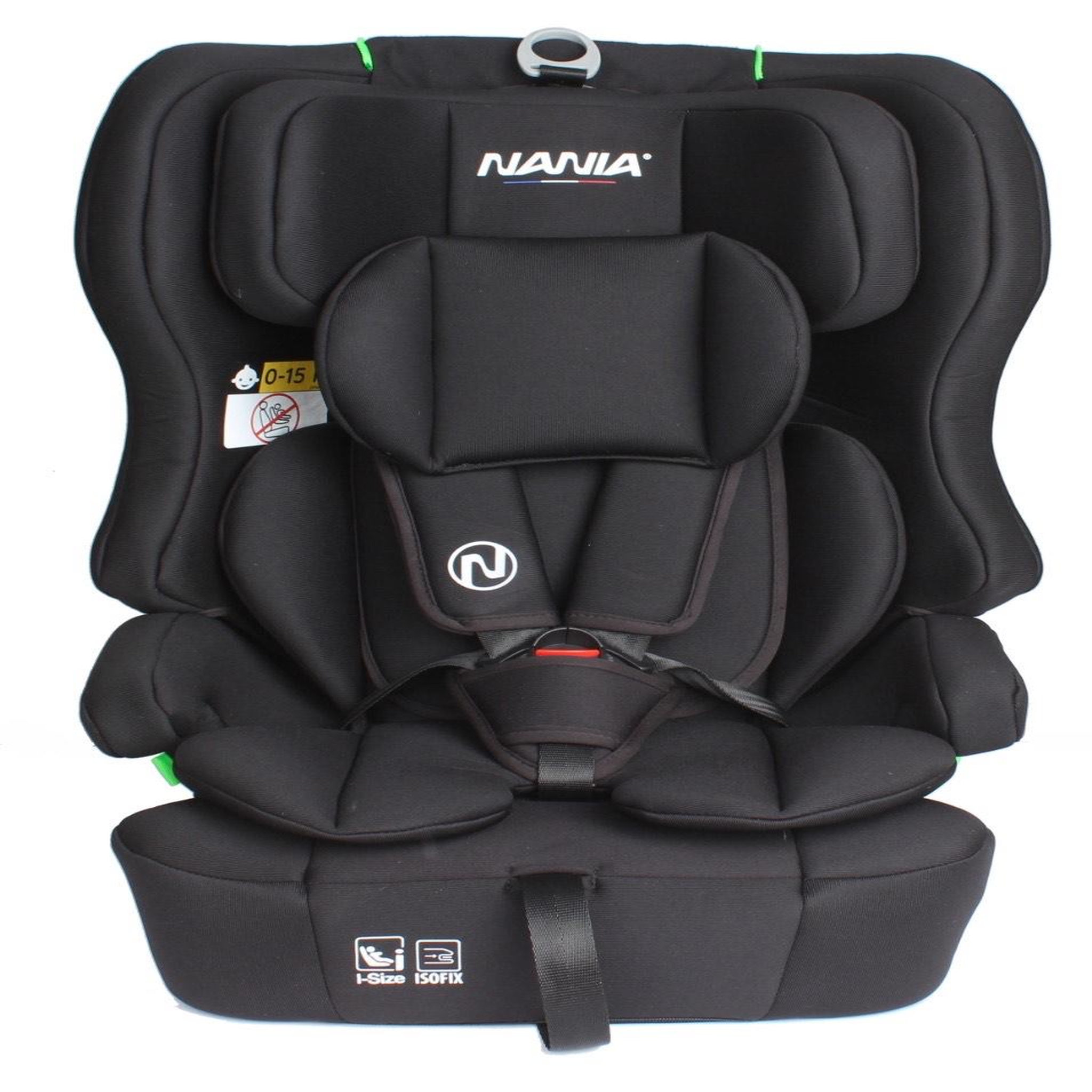 Voir la diapositive 2 : NANIA Nania Siège auto enfant isofix Lima I-size 76-150cm - 15 mois à 12 ans, Têtière ajustable, Harnais de sécurité 5 points, Housse amovible,Fixation Isofix
