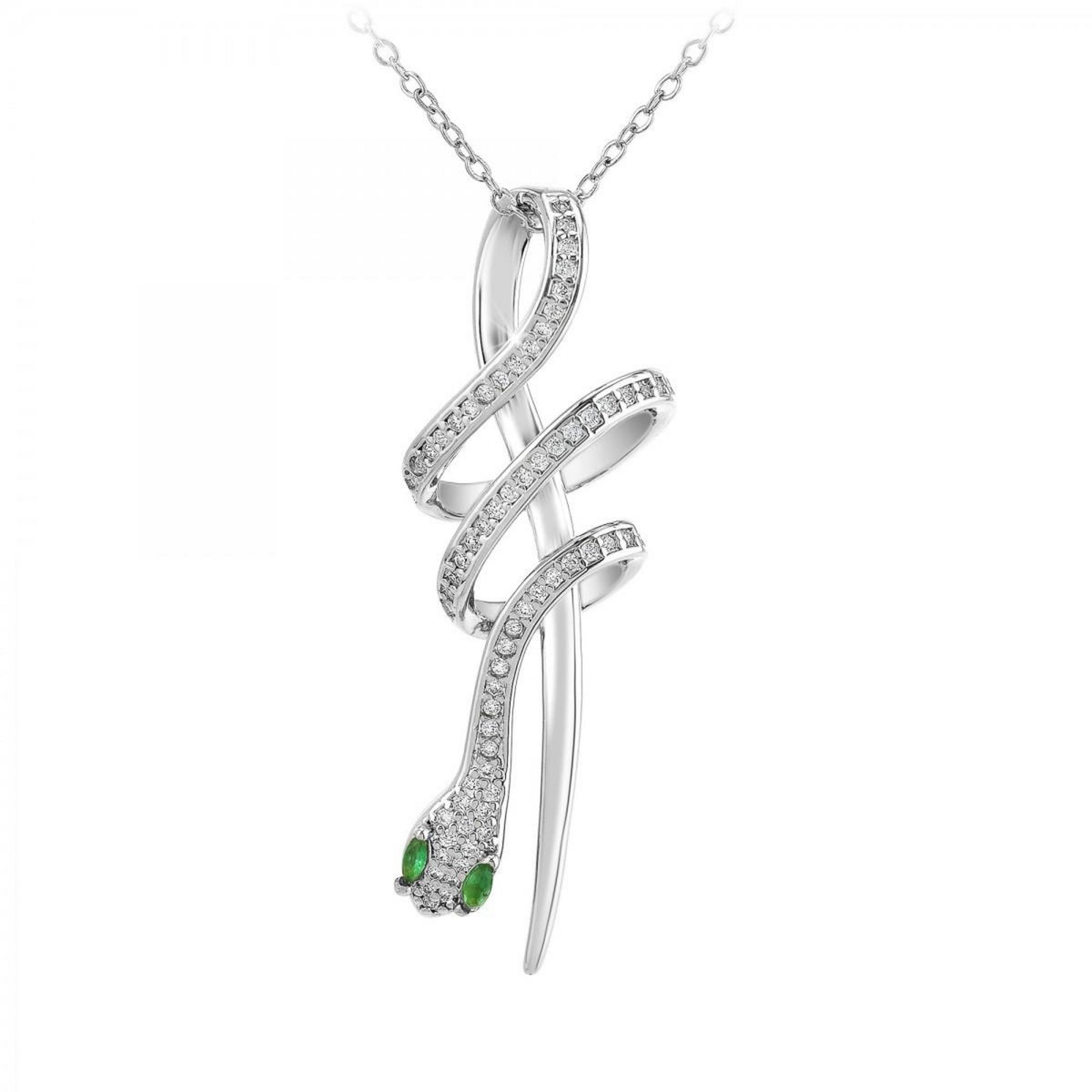 SC CRYSTAL Collier serpent par SC Crystal orné de Zirconium